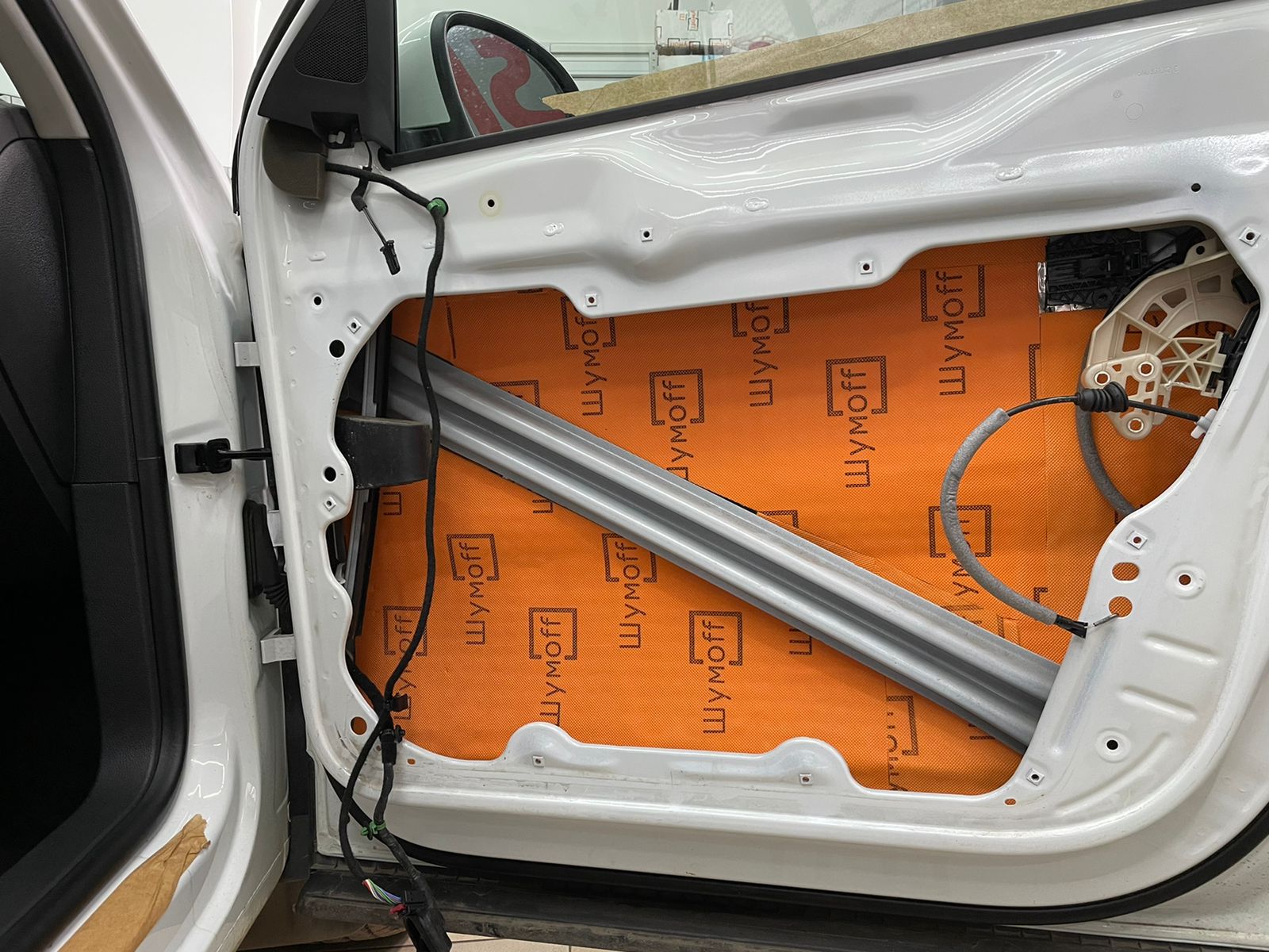 Двери 2сл шумоизоляция Volkswagen Tiguan 1 шумо теплоизоляция